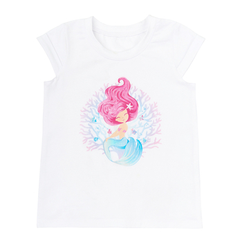 Футболка Ляля 3СК149 110 Белый (809263.1160912) - Pampik