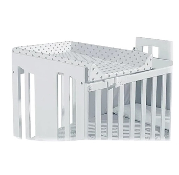 Дошка пеленальна відкидна Micuna Зірки сірі, 50х70 см, білий (CP-744/26986) - Pampik