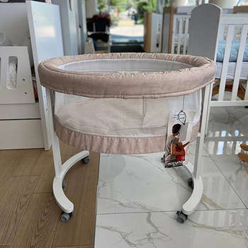 Колиска Micuna Smart з підсвічуванням, 99х62х73 см, бежевий (MO-1456/36997) - Pampik - 7