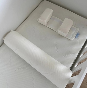 Матрац пружинний Micuna Confort Comp з валиками, 70х140 см, бежевий (CH-1884/26918) - Pampik - 5