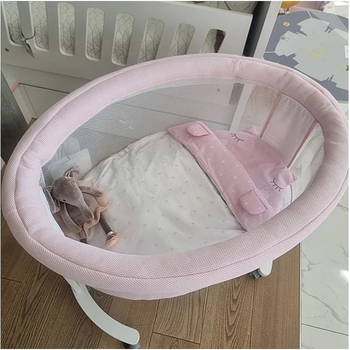 Колиска Micuna Smart з підсвічуванням, 99х62х73 см, рожевий (MO-1456/36995) - Pampik - 8