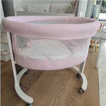 Колиска Micuna Smart з підсвічуванням, 99х62х73 см, рожевий (MO-1456/36995) - Pampik - 7