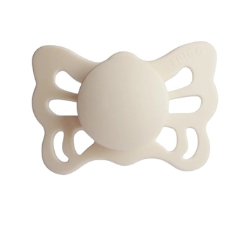 Пустышка силиконовая Frigg Butterfly Cream, анатомическая, size 1, 0-6 мес., светло-бежевый (001168) - Pampik
