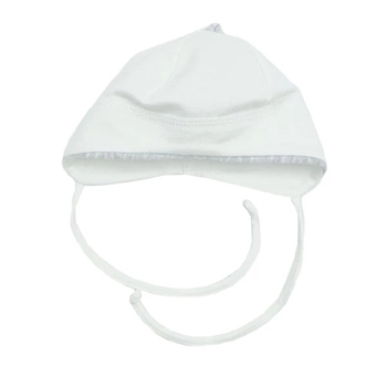 Шапочка NL Baby на завязках, хлопок, 0-3 мес., розовый (043/33432) - Pampik - 2