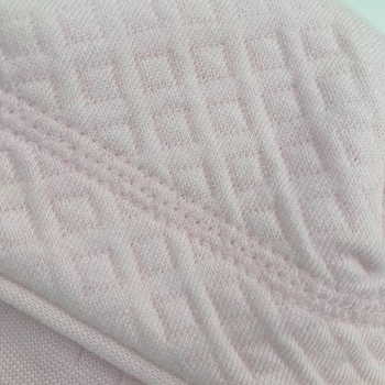 Шапочка двойная NL Baby на завязках, хлопок, 0-3 мес., розовый (046/33405) - Pampik - 3