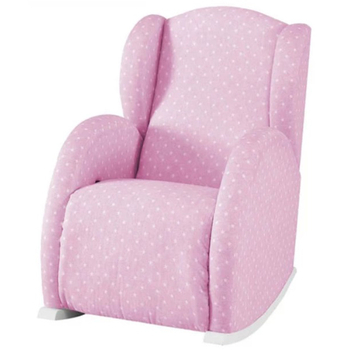 Кресло-качалка Micuna Flor Slow с панелью управления, 74х82х99 см, розовый (31543) - Pampik