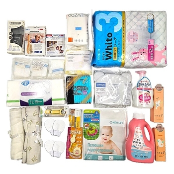 Сумка у пологовий будинок NL Baby з наповненням, 55х35х20 см, бежевий (0000/37196) - Pampik - 2