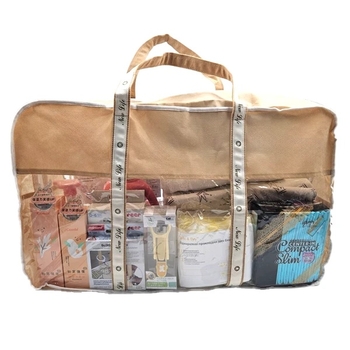 Сумка у пологовий будинок NL Baby з наповненням, 55х35х20 см, бежевий (0000/37196) - Pampik