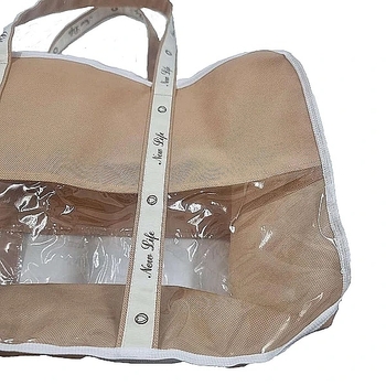 Сумка в роддом NL Baby, пустая, 45х28х20 см, бежевый (33996) - Pampik - 3