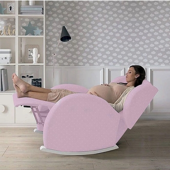 Кресло-качалка Micuna Flor Slow с панелью управления, 74х82х99 см, розовый (31543) - Pampik - 3