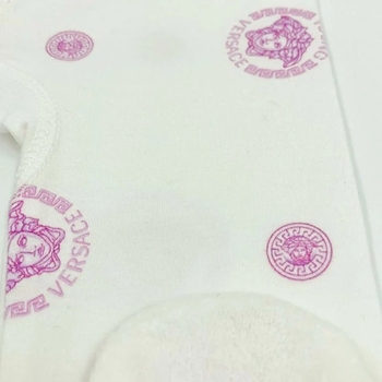 Ползунки NL Baby Versace, р.56, 2 шт., молочный с сиреневым (060/23327) - Pampik - 8