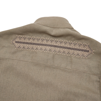 Вишиванка для хлопчика Twins Класична, р.122, хакі (88OT-К122-30) - Pampik - 3