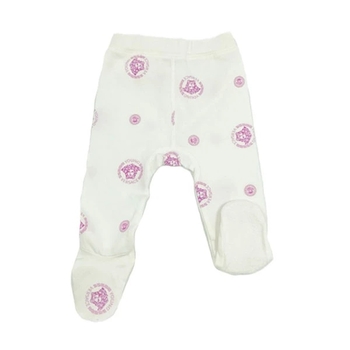 Ползунки NL Baby Versace, р.56, 2 шт., молочный с сиреневым (060/23327) - Pampik - 4