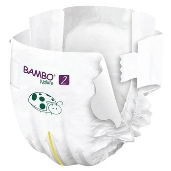 Еко Підгузки на липучках Bambo Nature 2 (3-6 кг), 30 шт. - Pampik - 3