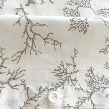 Комплект постільної білизни NL Baby, 140х100 см, біло-сірий (826+842/30173) - Pampik - 4