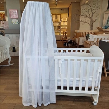 Балдахин NL Baby, 300х185 см, бело-серый (859/032149) - Pampik - 4