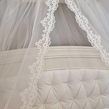 Балдахін NL Baby для підвісного кріплення, 300х170 см, молочний (922/29273) - Pampik - 5