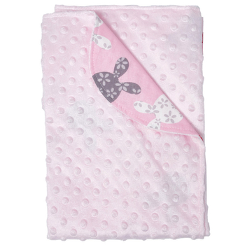 Плед Twins Minky Summer, 75x80 см, рожевий (1462-TNSum-08) - Pampik