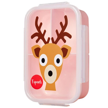 Контейнер для їжі 3 Sprouts Олень, рожевий (IBBDEE/30494) - Pampik - 2