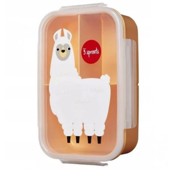 Контейнер для їжі 3 Sprouts Лама, помаранчевий (IBBLLM/36227) - Pampik - 2