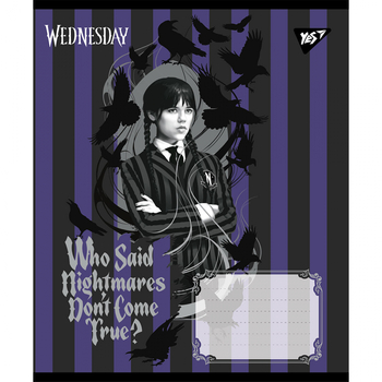 Тетрадь ученическая Yes Wednesday Таинственные уроки А5, в линию, 24 листа, в ассортименте (768274) - Pampik - 4