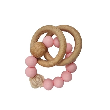 Прорізувач силіконовий NL Baby, рожевий (0000/37338) - Pampik