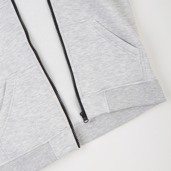 Спортивний костюм на флісі Garnamama Oversize sport zip штани зі шнурком 140 Сірий (1043664.1408684) - Pampik - 4