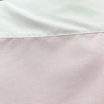 Комплект постільної білизни NL Baby в клітинку, 135х100 см, рожевий (803/23331) - Pampik - 4