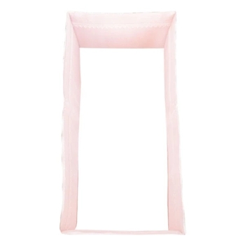 Бортик в кроватку NL Baby, 4-сторонний и декоративная подушка, 40х30 см, розовый (873+929/33259) - Pampik