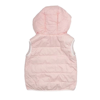 Жилет з капюшоном NL Baby, синтепух, 2-3 роки, світло-рожевий (564/37135) - Pampik - 2