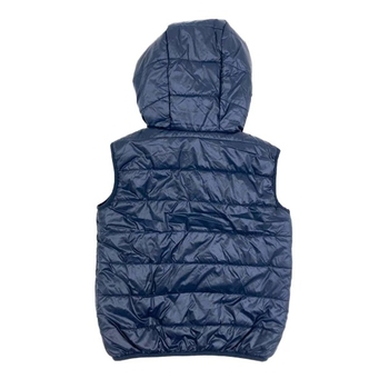 Жилет з капюшоном NL Baby на синтепоні, 2-3 роки, темно-синій (560/36805) - Pampik - 2