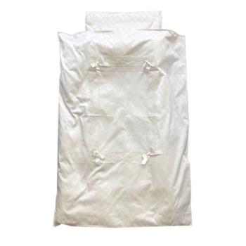 Комплект постільної білизни NL Baby, 140х100 см,молочний (870+922/032726) - Pampik