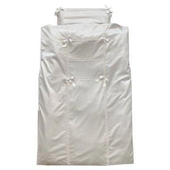 Комплект постільної білизни NL Baby, 140х100 см, сіро-блакитний (832+907/29658) - Pampik