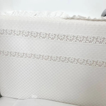 Бортик в кроватку NL Baby, 4-сторонний, белый (811/22133) - Pampik - 5