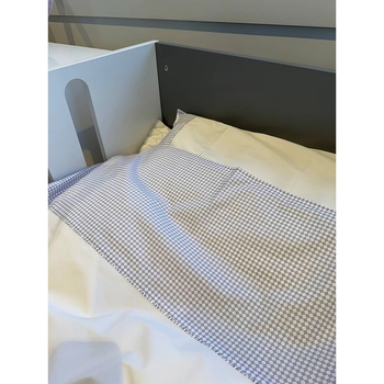 Комплект постельного белья NL Baby, 140х100 см, бело-голубой (851+842/35864) - Pampik - 5