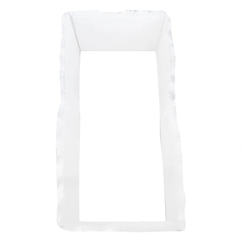 Бортик у ліжечко NL Baby, 4-сторонній, білий (818+923/32402) - Pampik