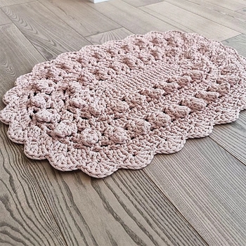 Коврик декоративный NL Baby Hand made, 77х52 см, пудровый (27530) - Pampik - 3