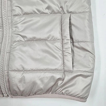 Жилет з капюшоном NL Baby, синтепух, 2-3 роки, сірий (565/37147) - Pampik - 5