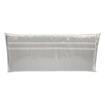 Бортик у ліжечко NL Baby, 3-сторонній, універсальний, 180х30 см, біло-сірий (821+830/32063) - Pampik - 3