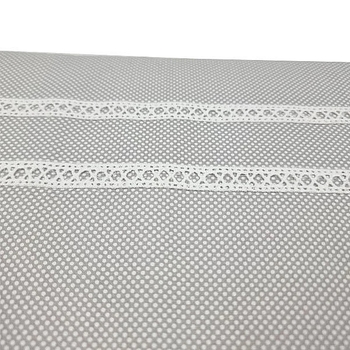 Бортик у ліжечко NL Baby, 3-сторонній, універсальний, 180х30 см, біло-сірий (821+830/32063) - Pampik - 5