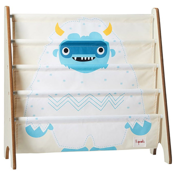 Стелаж для зберігання книг 3 Sprouts Єтті, 61х62х25 см, бежевий з білим (IRKYET/36213) - Pampik