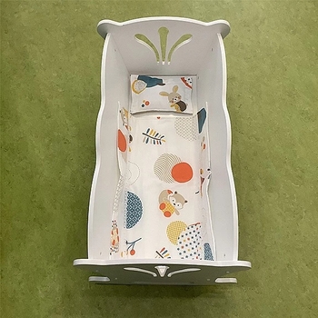 Іграшкова постільна білизна NL Baby для ліжечка 31х36 см, різнокольоровий (37544) - Pampik - 3