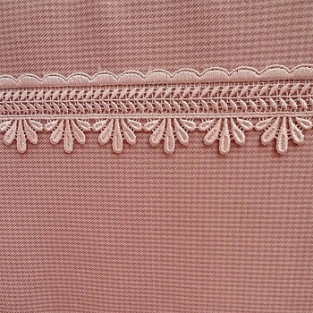 Бортик в кроватку NL Baby, 4-сторонний и декоративная подушка, 40х30 см, розовый (873+929/33259) - Pampik - 5