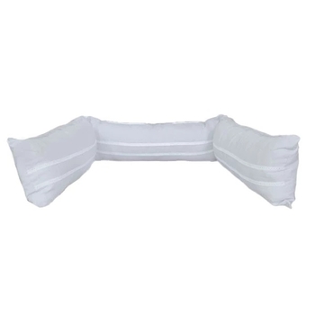 Бортик у ліжечко NL Baby, 3-сторонній, 210х25 см, сірий (852+923/033348) - Pampik