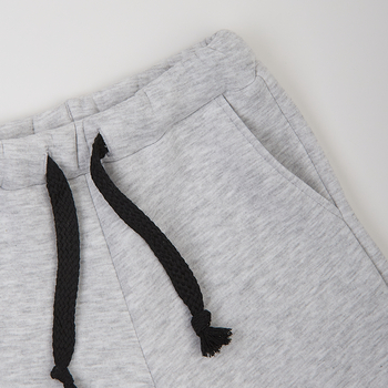 Спортивний костюм на флісі Garnamama Oversize sport zip штани зі шнурком 140 Сірий (1043664.1408684) - Pampik - 10
