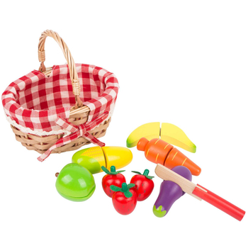 Ігровий набір дерев'яний Legler Кошик з продуктами (11281/33999) - Pampik - 2