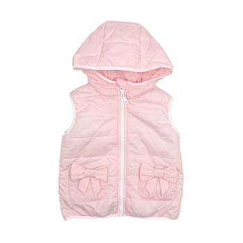 Жилет з капюшоном NL Baby, синтепух, 2-3 роки, світло-рожевий (564/37135) - Pampik