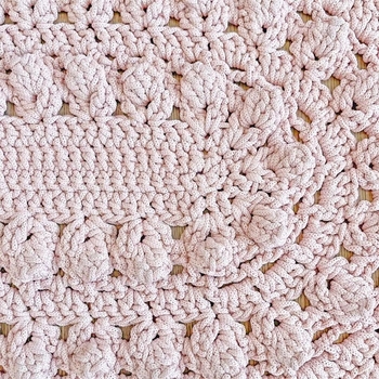Коврик декоративный NL Baby Hand made, 77х52 см, пудровый (27530) - Pampik - 4