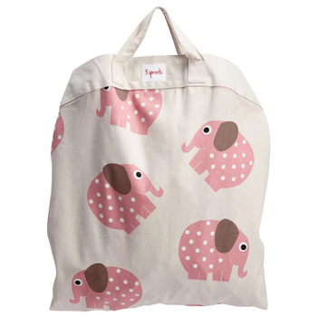 Сумка-килим для ігр 3 Sprouts Слоники, 112 см, рожевий (IPMELE/27887) - Pampik - 3