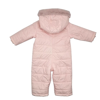 Комбинезон NL Baby с капюшоном, синтепух, 12 месяцев, розовый (551/37901) - Pampik - 2